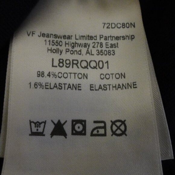 Lee Smiley Patch Demin Jacket VF Limited Collaboration Men's Size S Black - Picture 7 of 8